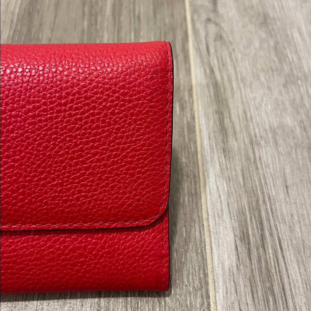 Michael Kors Vibrant Red Leather Wallet - Picture 7 of 7